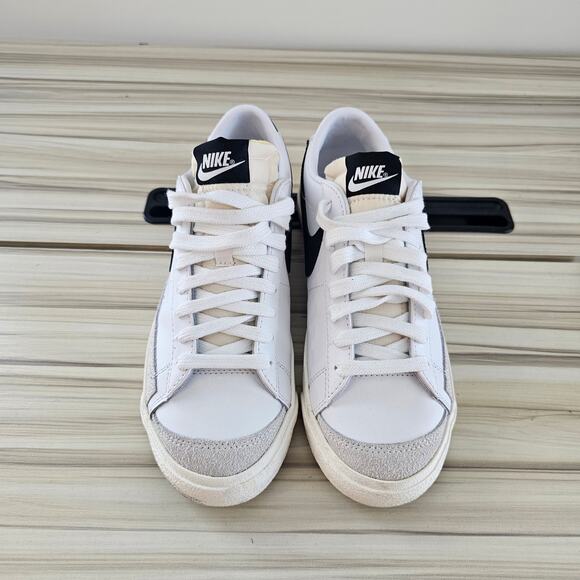 Nike White Leather Blazer Low '77 Vintage Men's Shoes Sneakers Size 7.5 - Picture 5 of 10